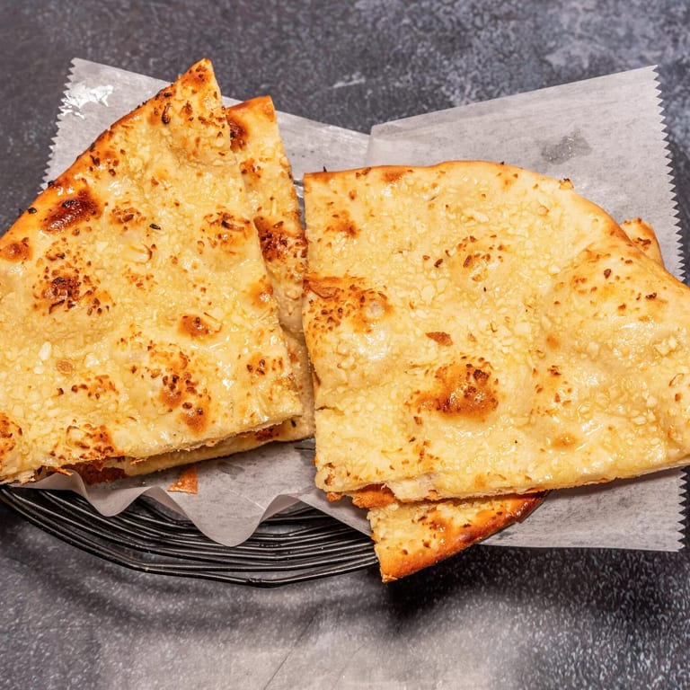 Delicious Garlic Naan Awaits