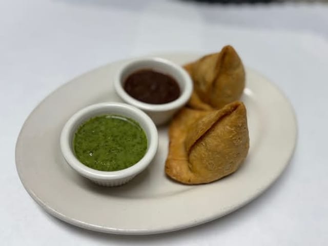 Vegetable Samosas.