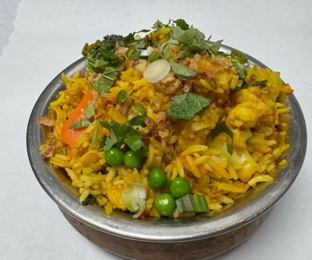 Vegetable Biryani.